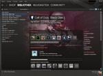 Screenshot of the Steam software - the control center for all Steam games